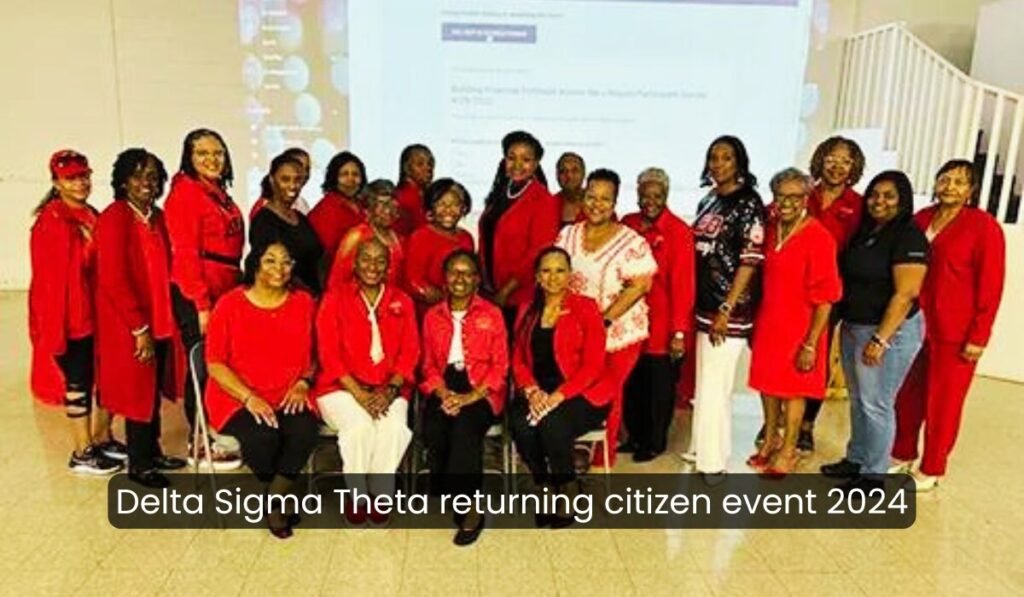 Delta Sigma Theta returning citizen event 2024